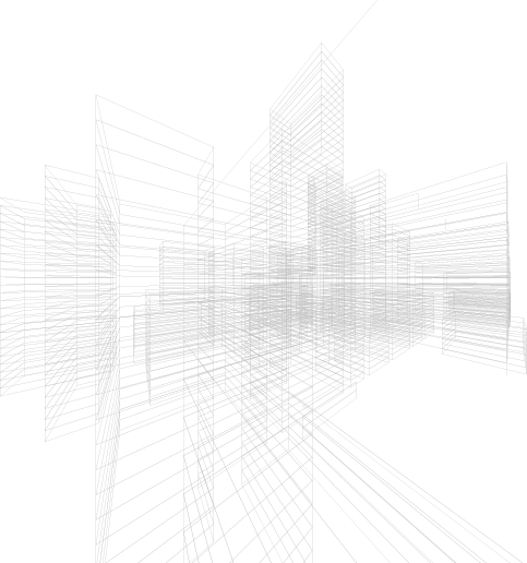 Dark abstract lines on black background.